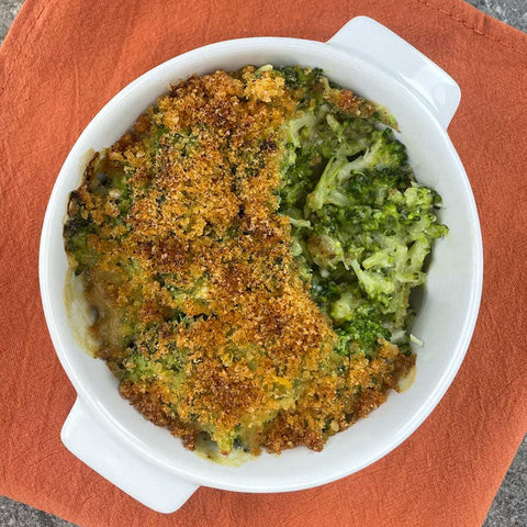Paleo On the Go Broccoli Casserole Thanksgiving Dinner