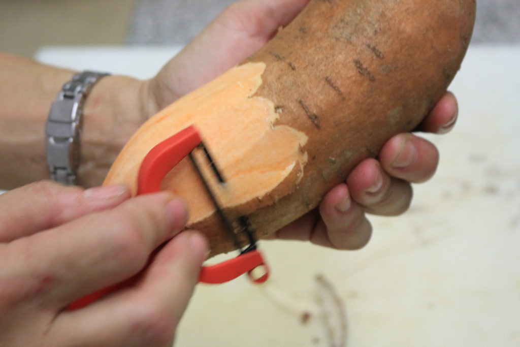 peel paleo potatoes to make chips