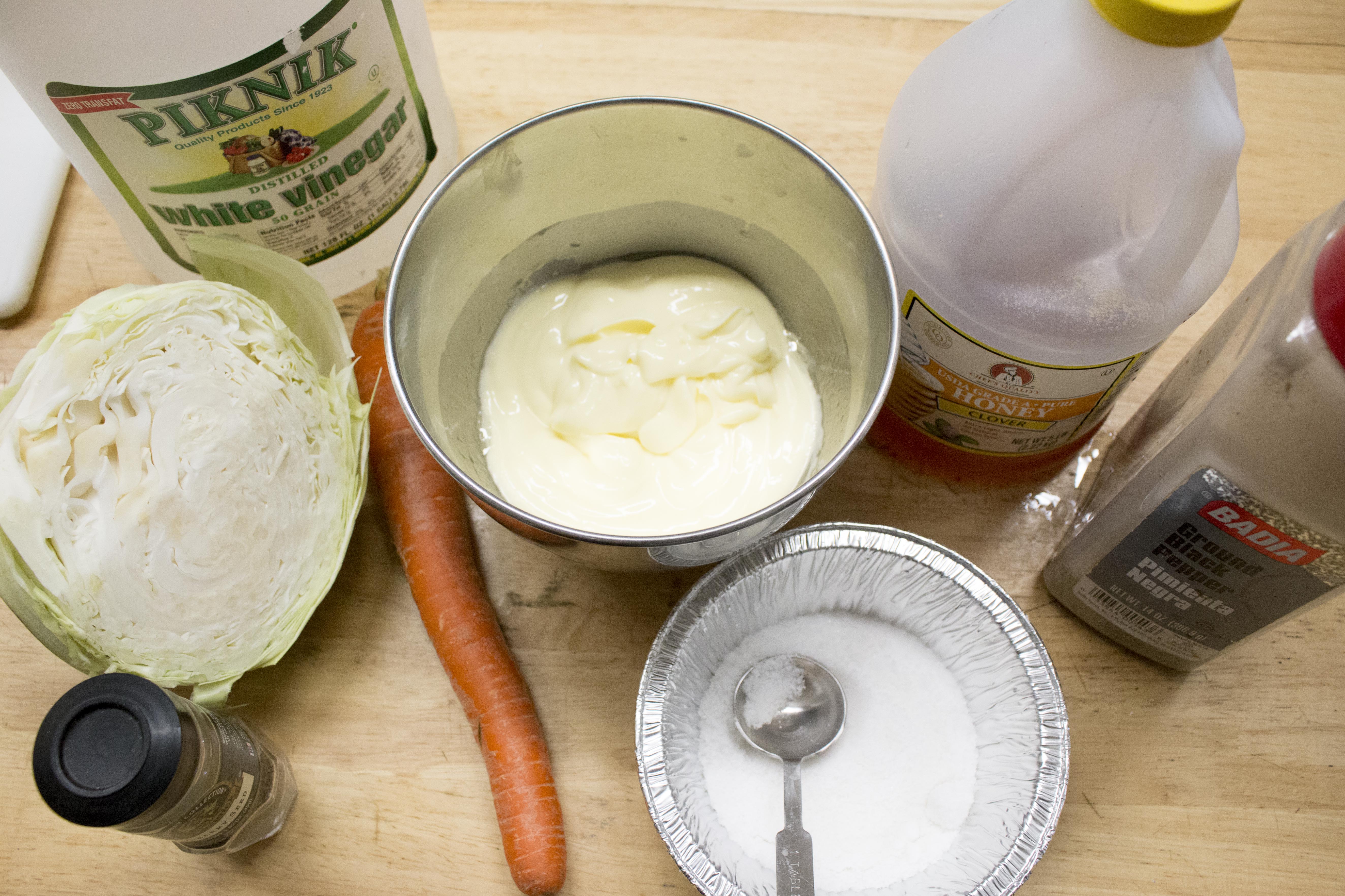 Paleo Coleslaw Ingredients