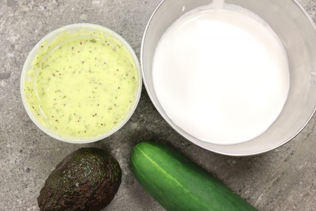 AIP Creamy Avocado Cucumber Soup Ingredients