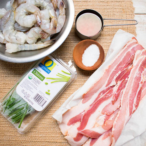 Ingredients for AIP Maple Glazed Bacon Wrapped Shrimp