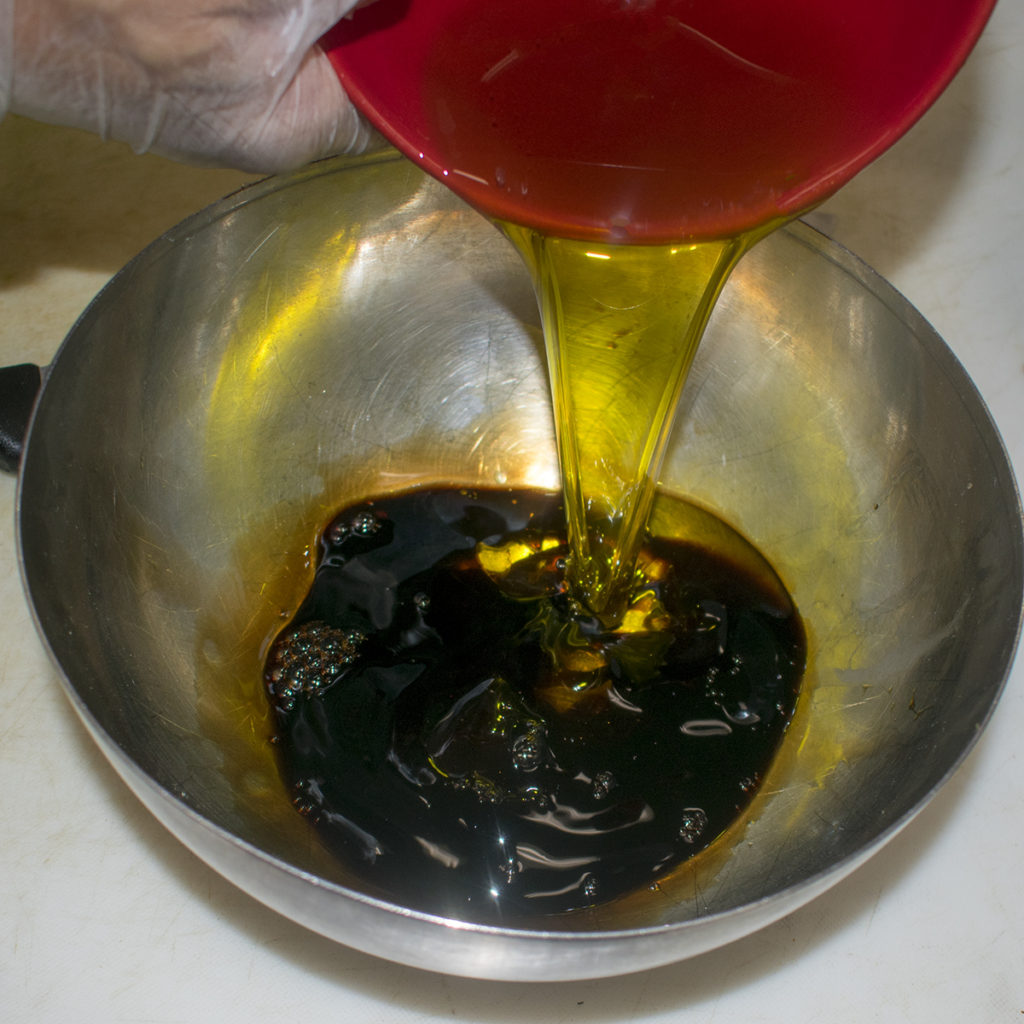 In a bowl, mix balsamic vinegar, olive oil, and smoked sea salt. Add the chicken breast and marinate for a few hours.