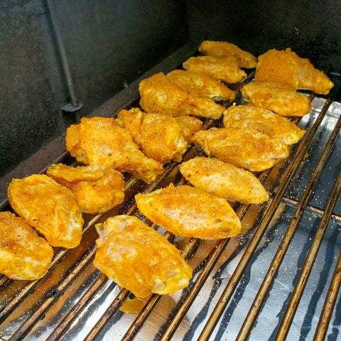Spread wings out on your smoker