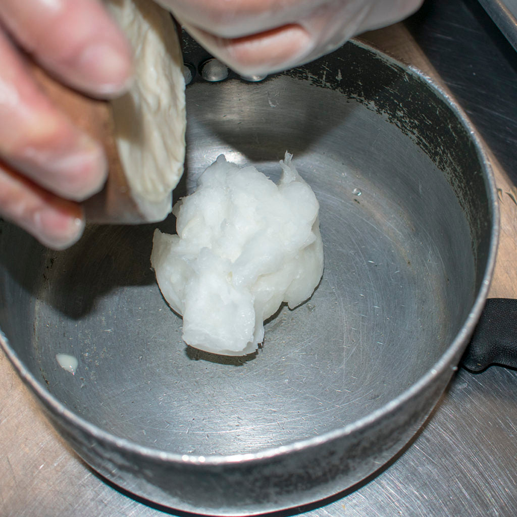 add coconut oil to a saucepan