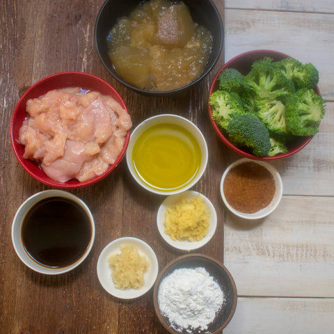 AIP Chicken Broccoli Stir Fry Ingredients