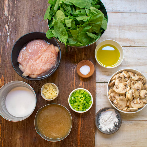 AIP Chicken Florentine Ingredients
