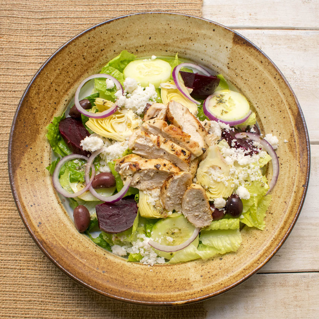 Chicken Souvlaki Greek Salad AIP