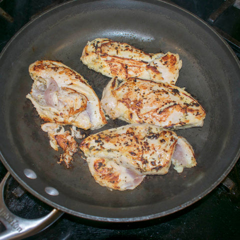 turn the chicken over and grill for 2 minutes on the other side