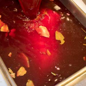 Discard the excess brine, cover with plastic wrap and let the meat sit in the refrigerator for 2 days