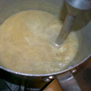 Puree AIP Garlic Bisque until completely smooth