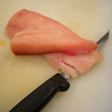 cut filets for aip fish tacos