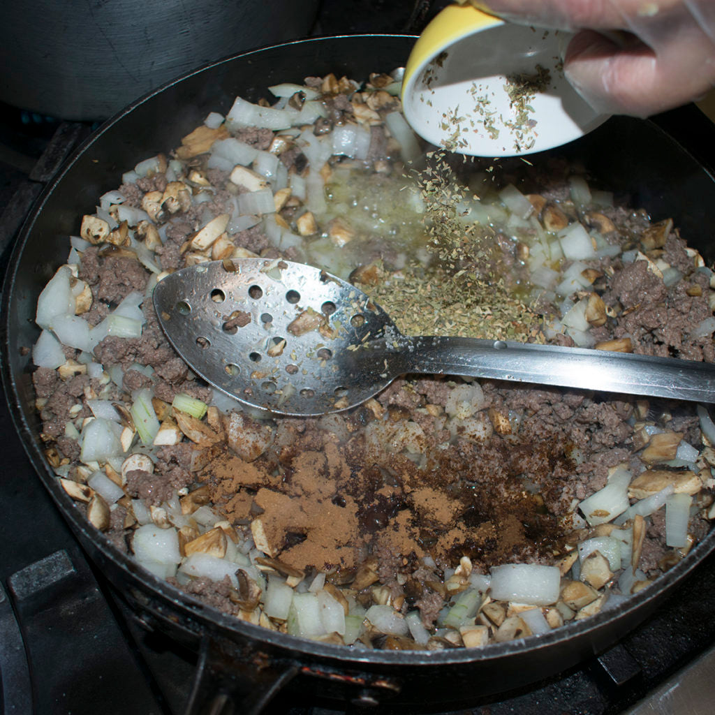 Pour in oregano