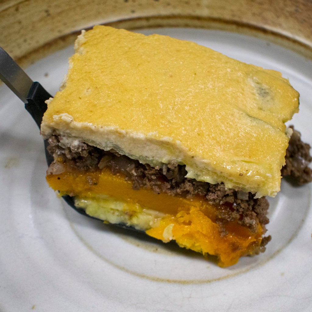 Slice of AIP Greek Moussaka