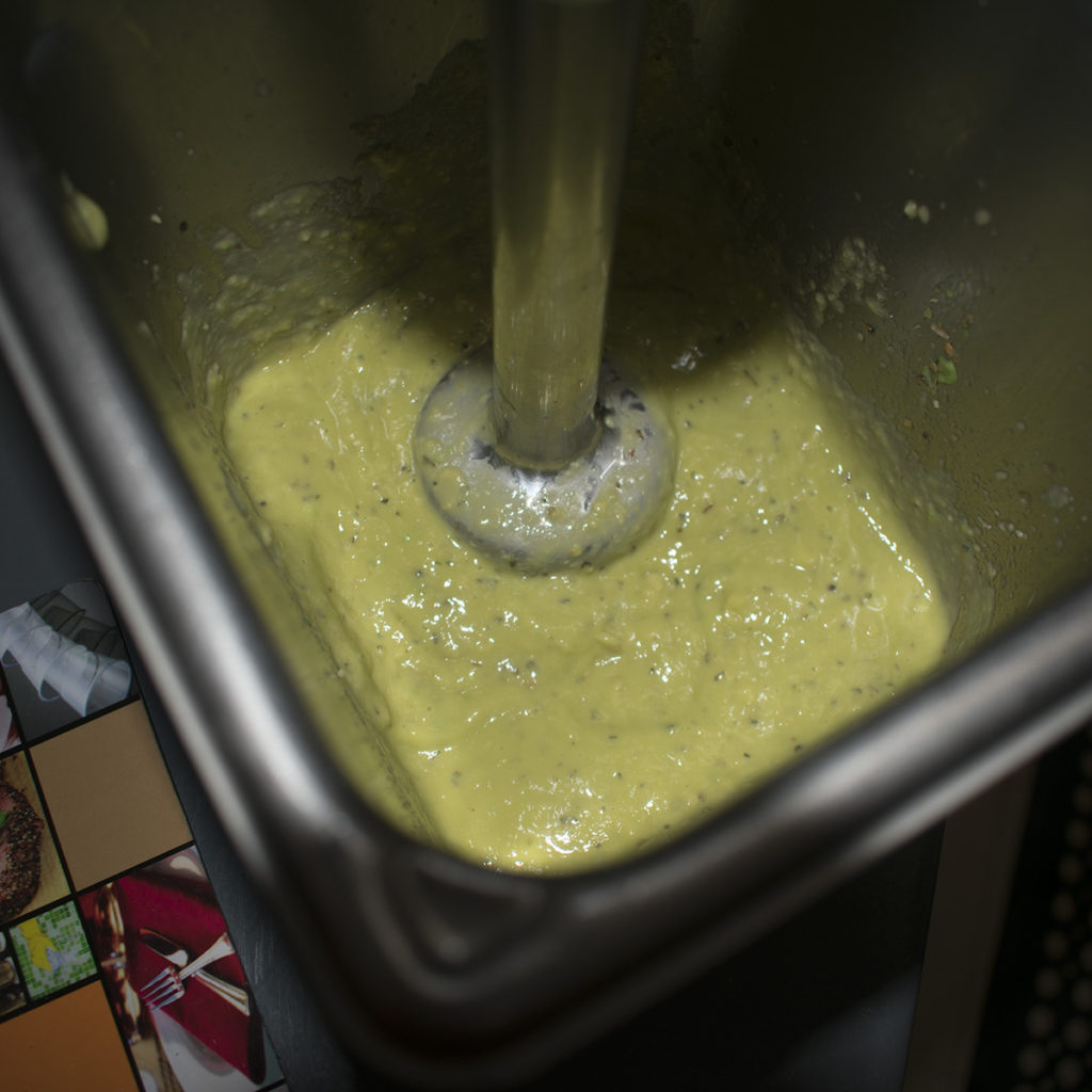 emulsify all aip ingredients in blender