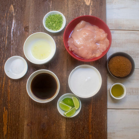 AIP Grilled Lime Coconut Chicken Ingredients