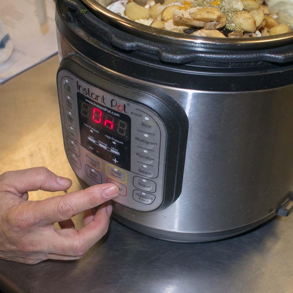 recipe AIP Instant Pot Roasted Garlic Cauliflower Soup