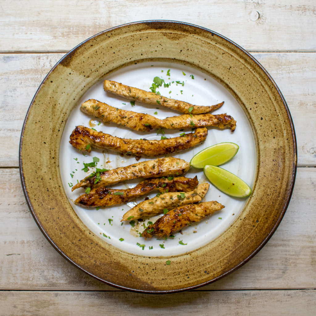 Paleo Jerk Chicken Fingers
