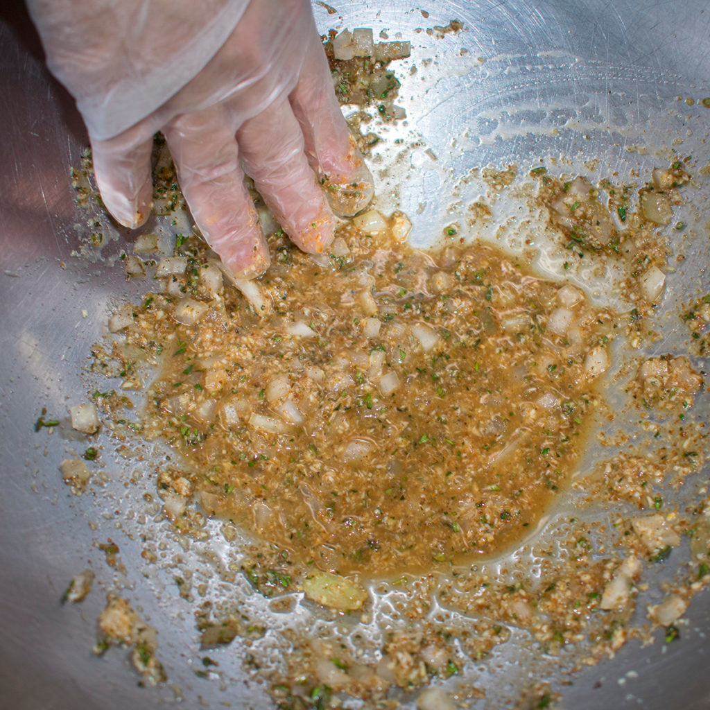 mix until all marinade ingredients are well blended