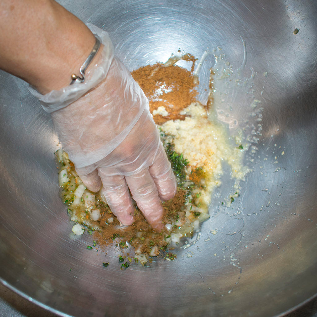 Mix all marinade ingredients together