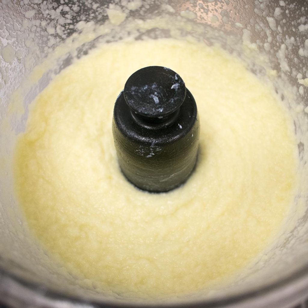 Process for a minute or two, until a thick puree forms.