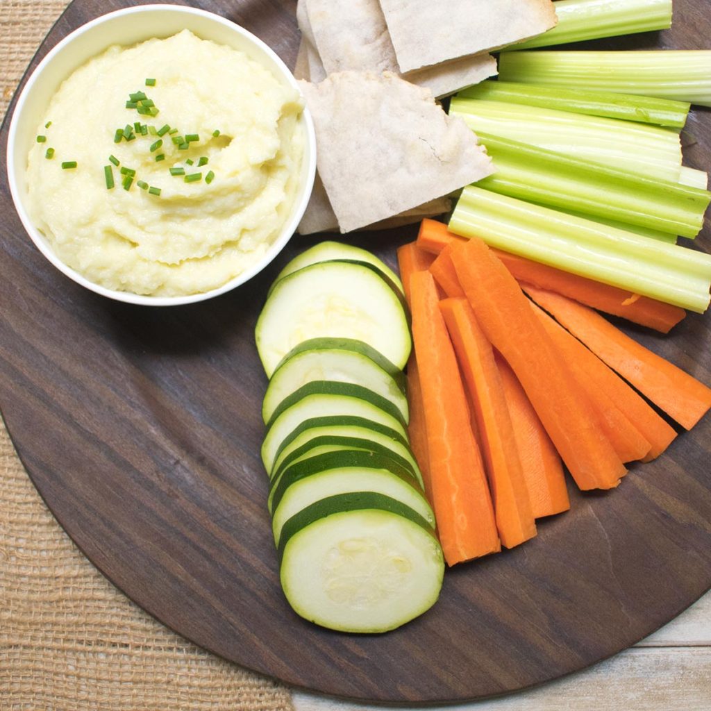 AIP Lemon Garlic Cauliflower Hummus