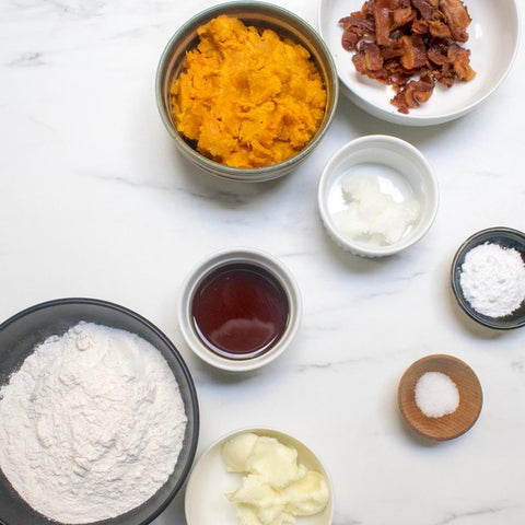 AIP Maple Bacon Sweet Potato Biscuits Ingredients