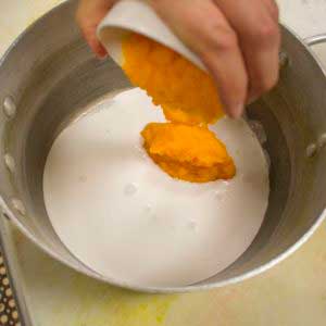 add cooked butternut squash pulp