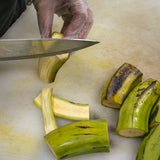 peel plantains