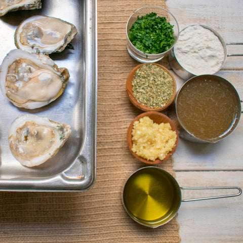 Oysters Oreganata Ingredients