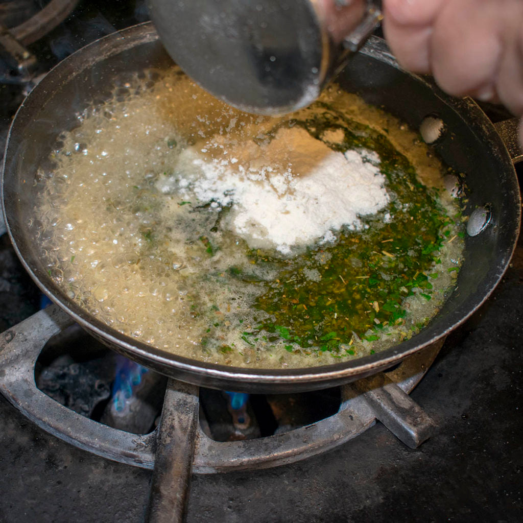 Add coconut flour
