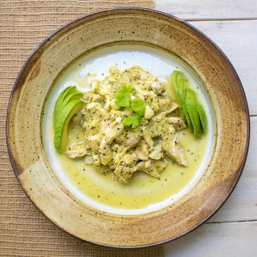 Paleo AIP Chicken Pozole Verde