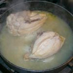 simmer over very low heat until chicken is tender and cooked through