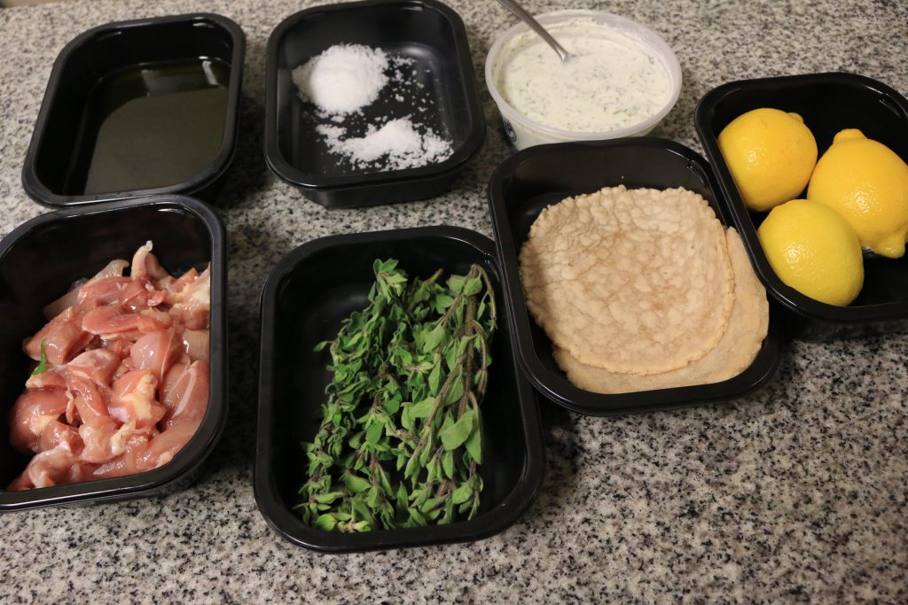AIP/Paleo Chicken Souvlaki Ingredients