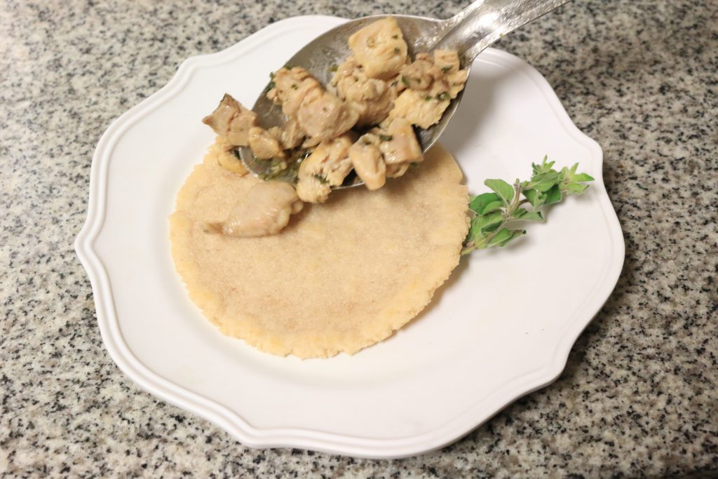 place over aip tortillas