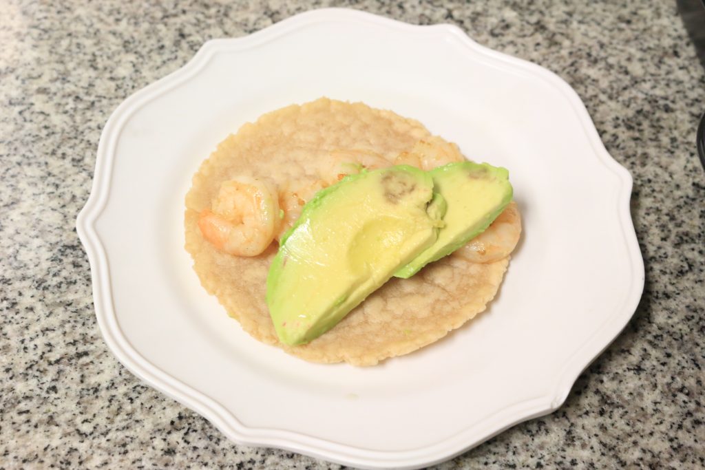 aip paleo shrimp tacos with avocado