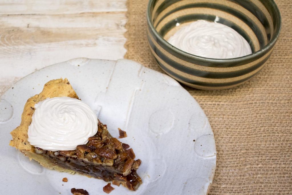 aip paleo whipped cream on pumpkin pie