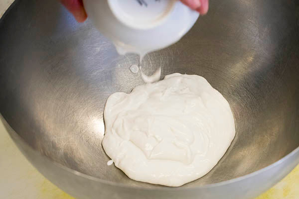 In a small pan, combine gelatin and cold water; let stand until thick