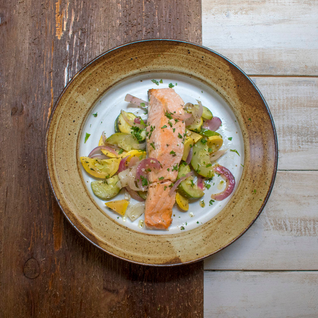 AIP Salmon And Vegetable Foil Packs