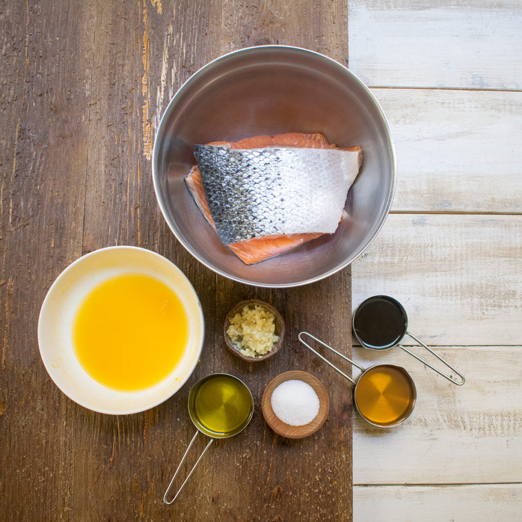 AIP Seared Honey Orange Glazed Salmon - Ingredients
