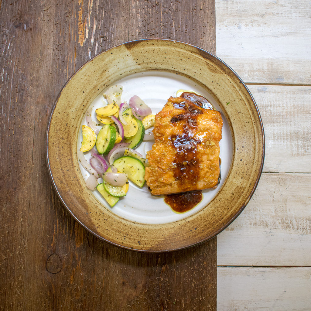 aip paleo seared honey orange glazed salmon