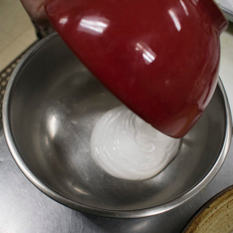 add coconut cream to bowl