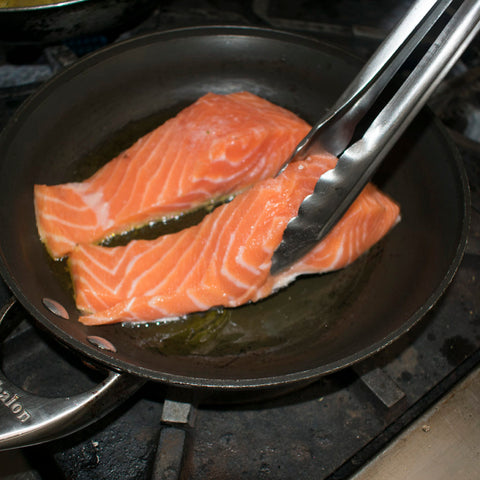 flip and place in 400 degree oven for 2-3 minutes longer