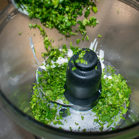 add cilantro and green onions