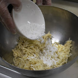 add tapioca flour and sea salt