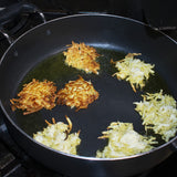 golden brown potato pancakes
