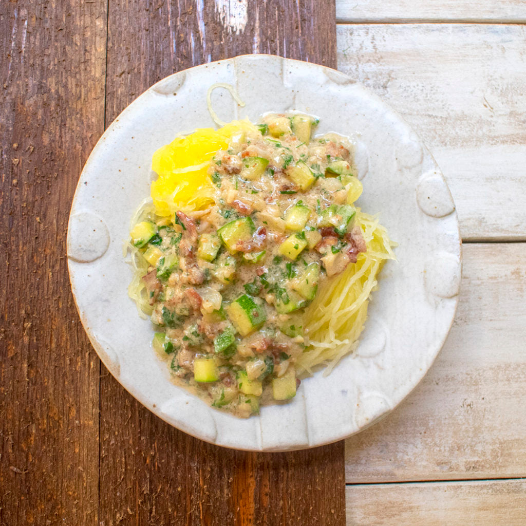 AIP Spaghetti Squash Carbonara
