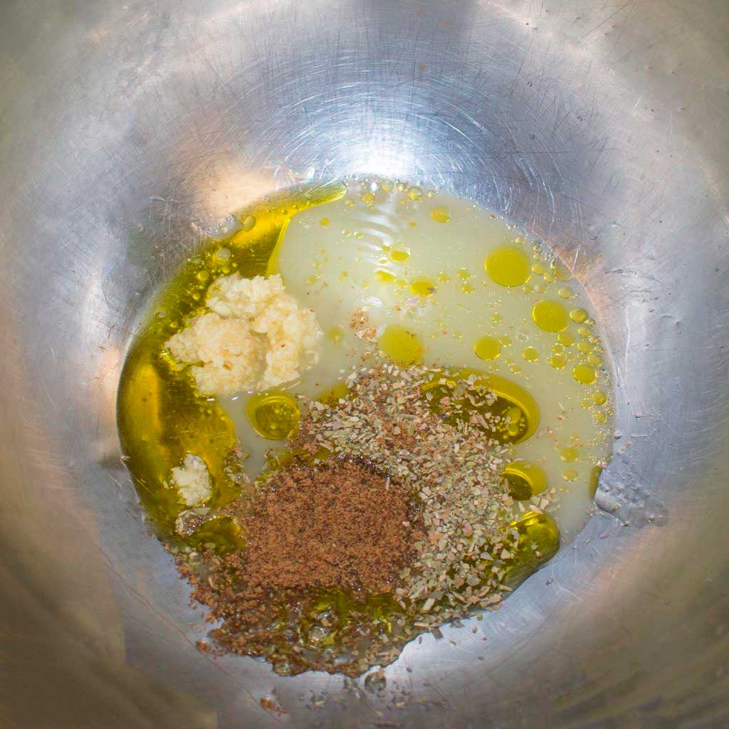 add coconut sugar and whisk all ingredients together