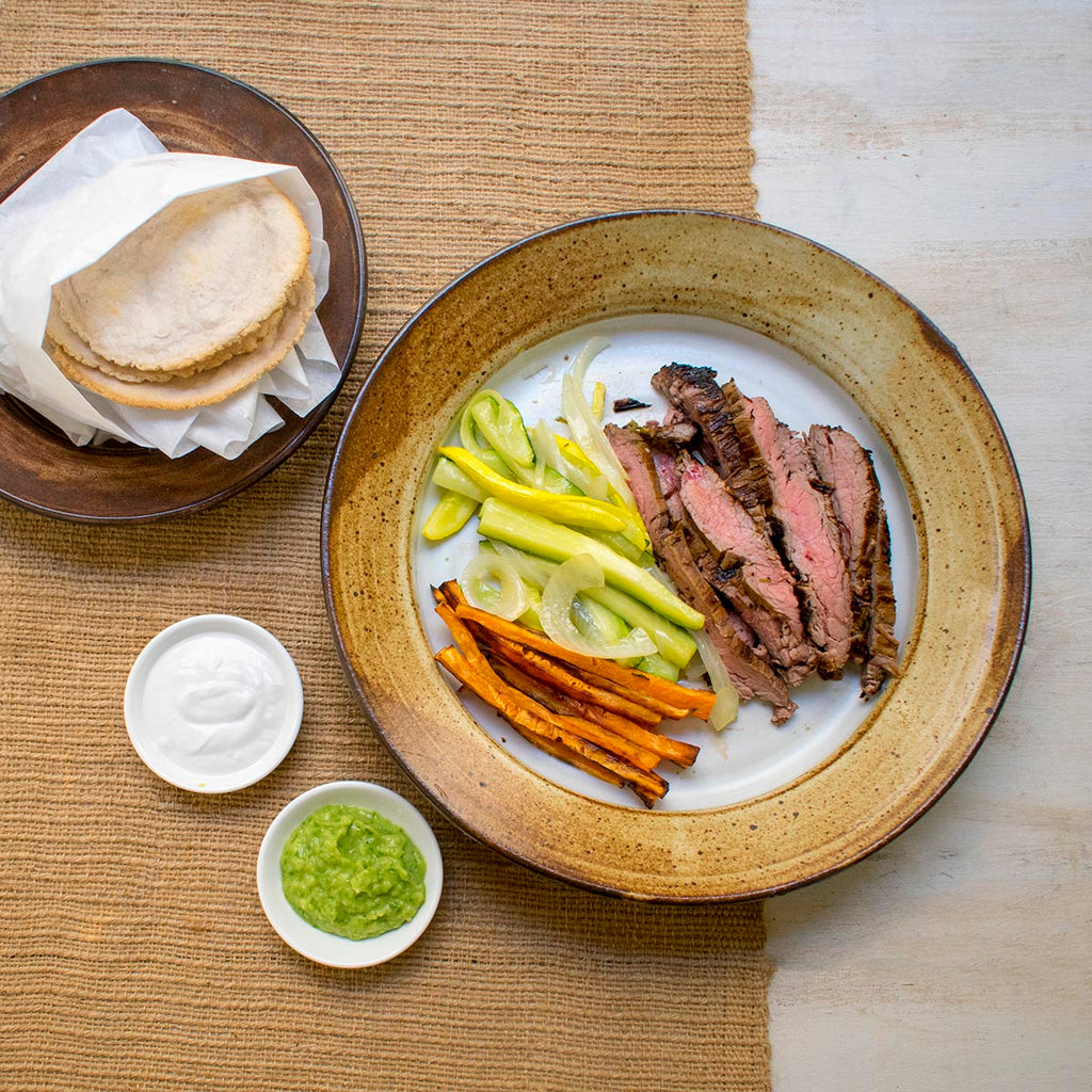 aip diet - steak fajitas recipe