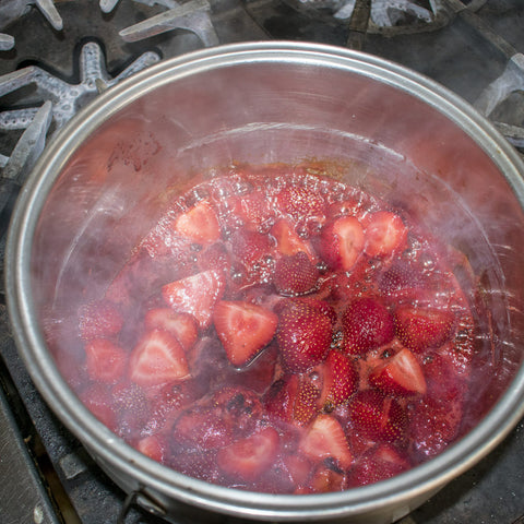 boil over medium high heat for 5 minutes