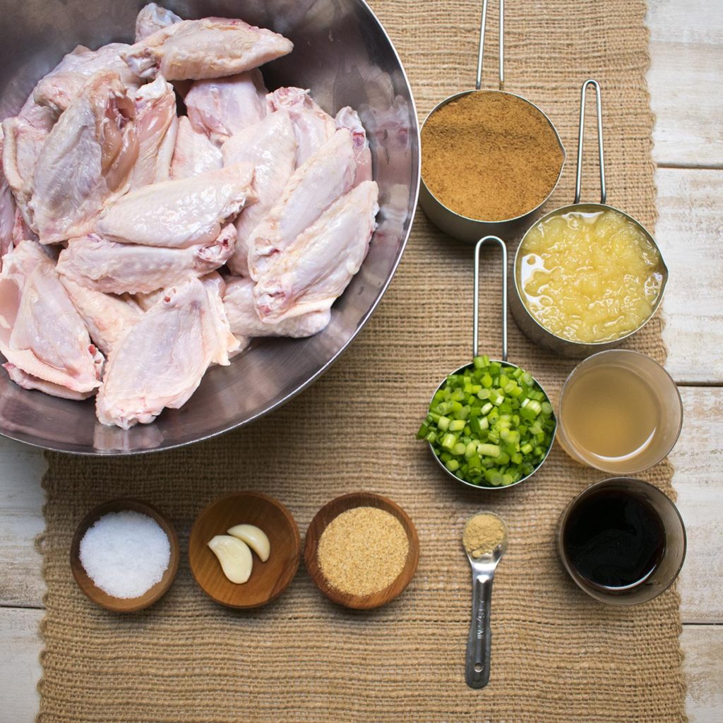 Ingredients for AIP Sweet and Sour Chicken Wings